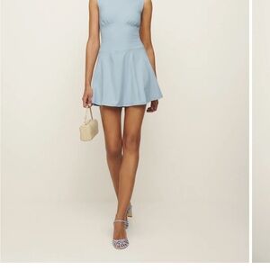 Reformation Mayve Knit Dress in Mineral